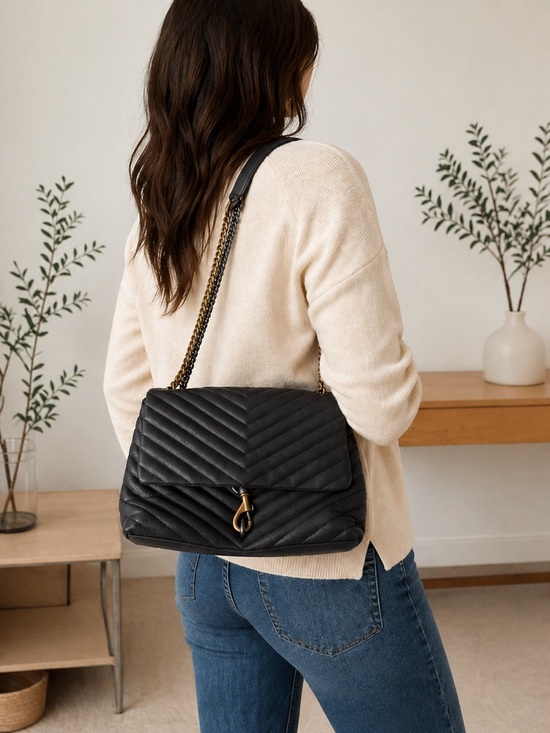 Rebecca Minkoff Handbags - REBECCA MINKOFF Edie Flap Shoulder Bag